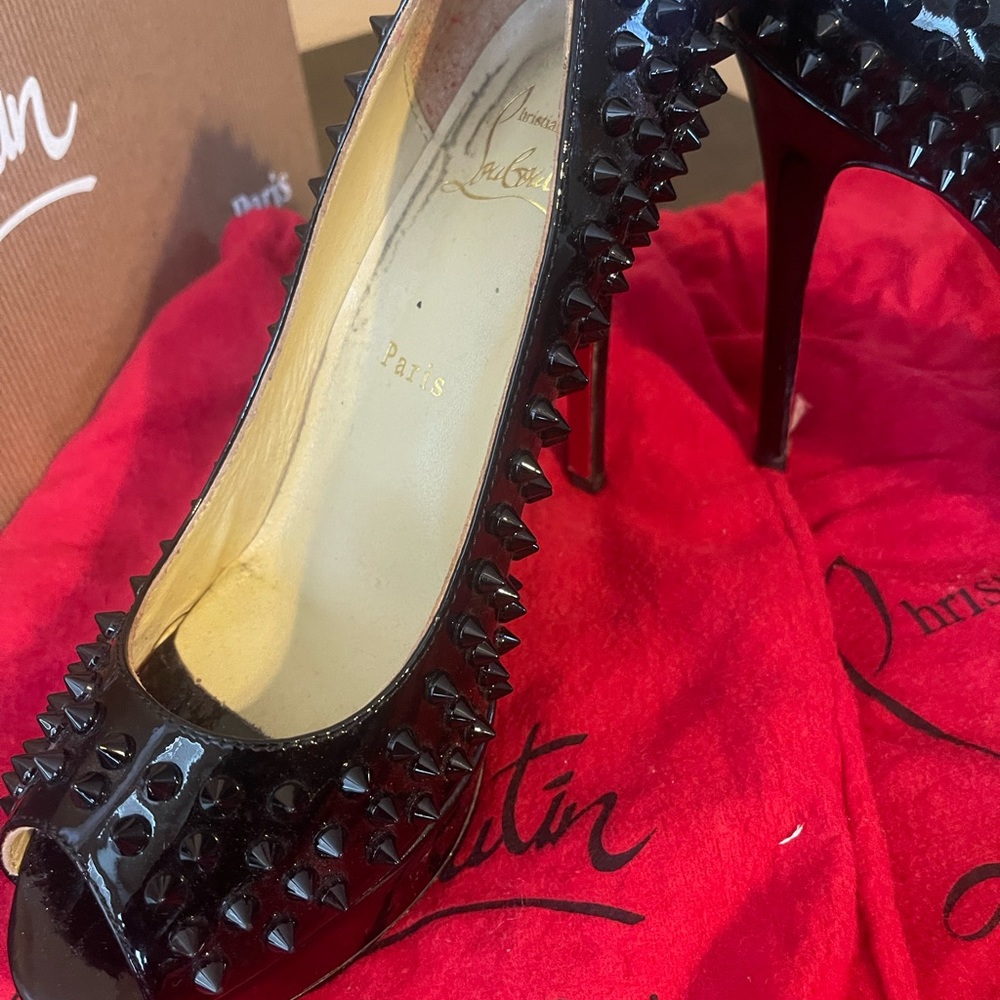 Christian Louboutin Louis Calf/Spike Shoe - Picture 5 of 10